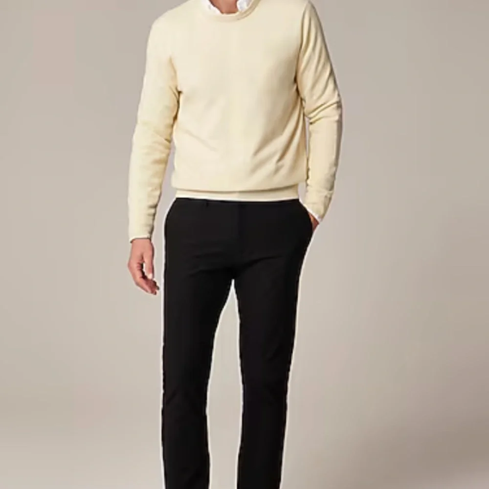 J CREW Black 484 Slim-fit tech pant for Men - Size 30 x‎ 32.